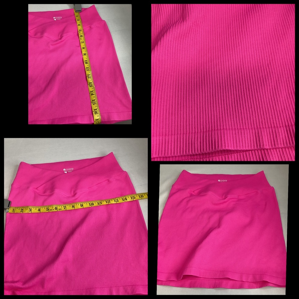 H&M Vibrant Pink Mini Skirt.21 - Picture 2 of 4